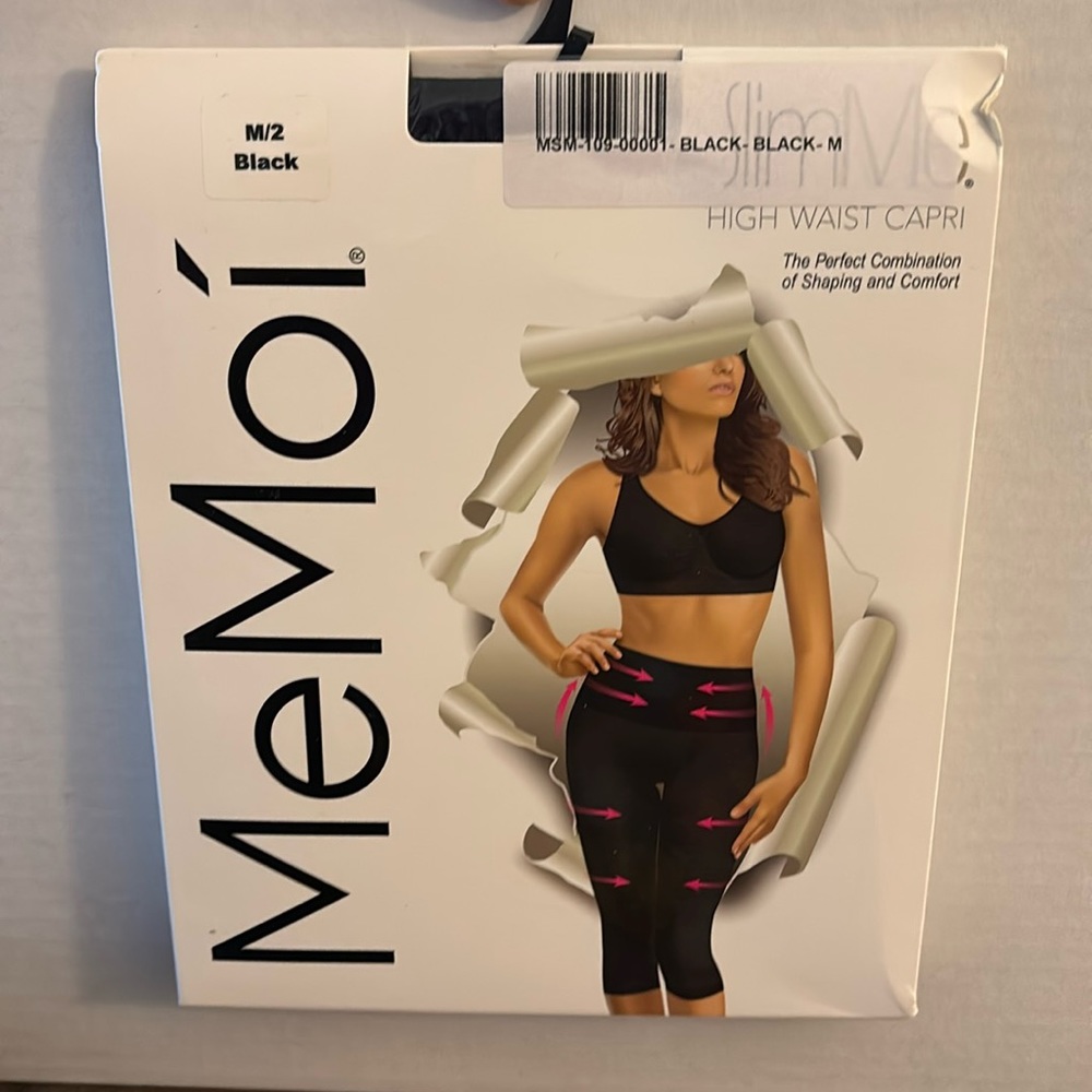 NWT MEMOI SLIM ME HIGH WAISTED CAPRI